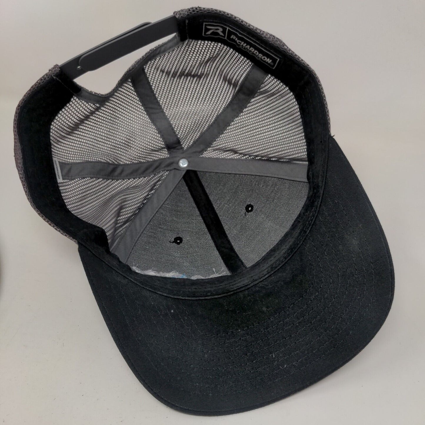 Maxx Environmental Snapback Mesh Back Trucker Hat Black One Size Colorblock