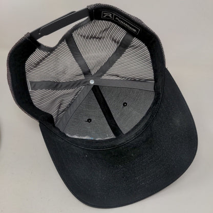 Maxx Environmental Snapback Mesh Back Trucker Hat Black One Size Colorblock