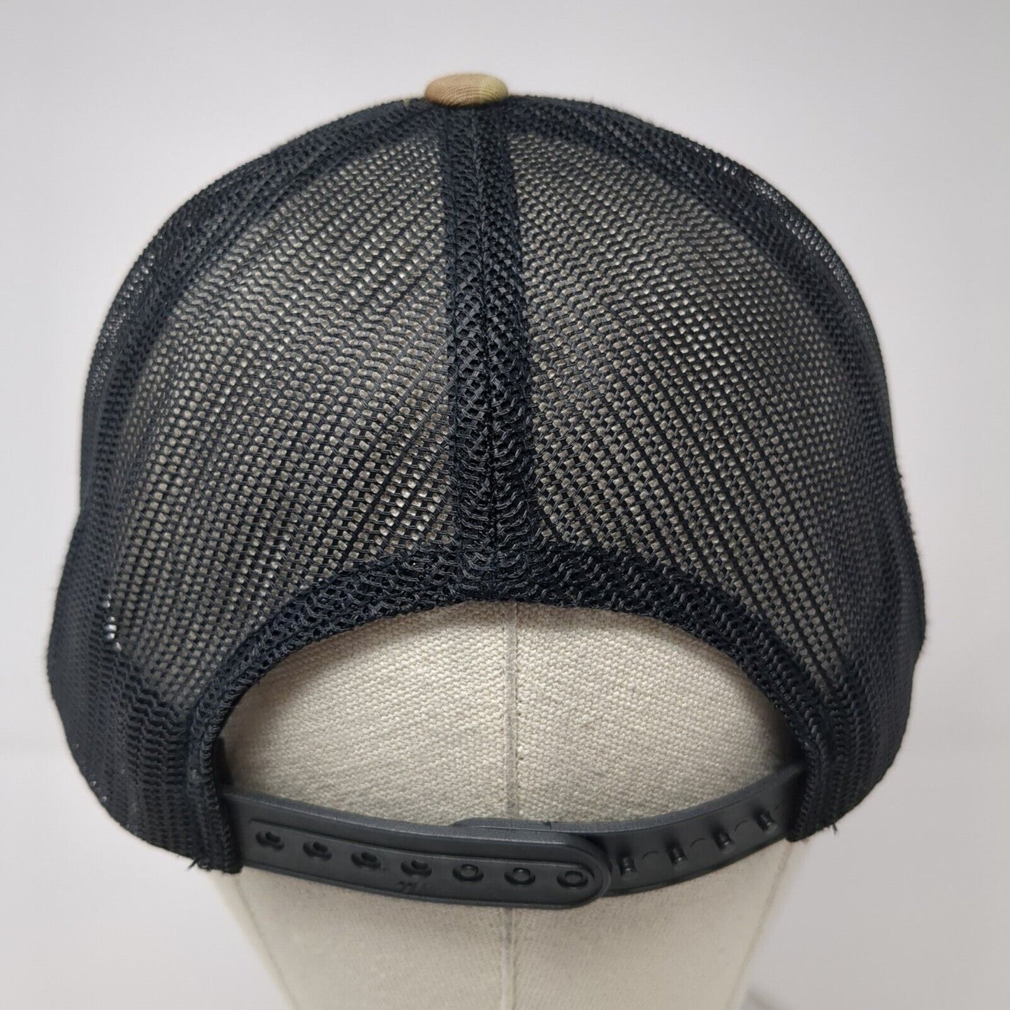 The Car Doctor Snapback Mesh Back Trucker Hat Camo One Size Yupoong