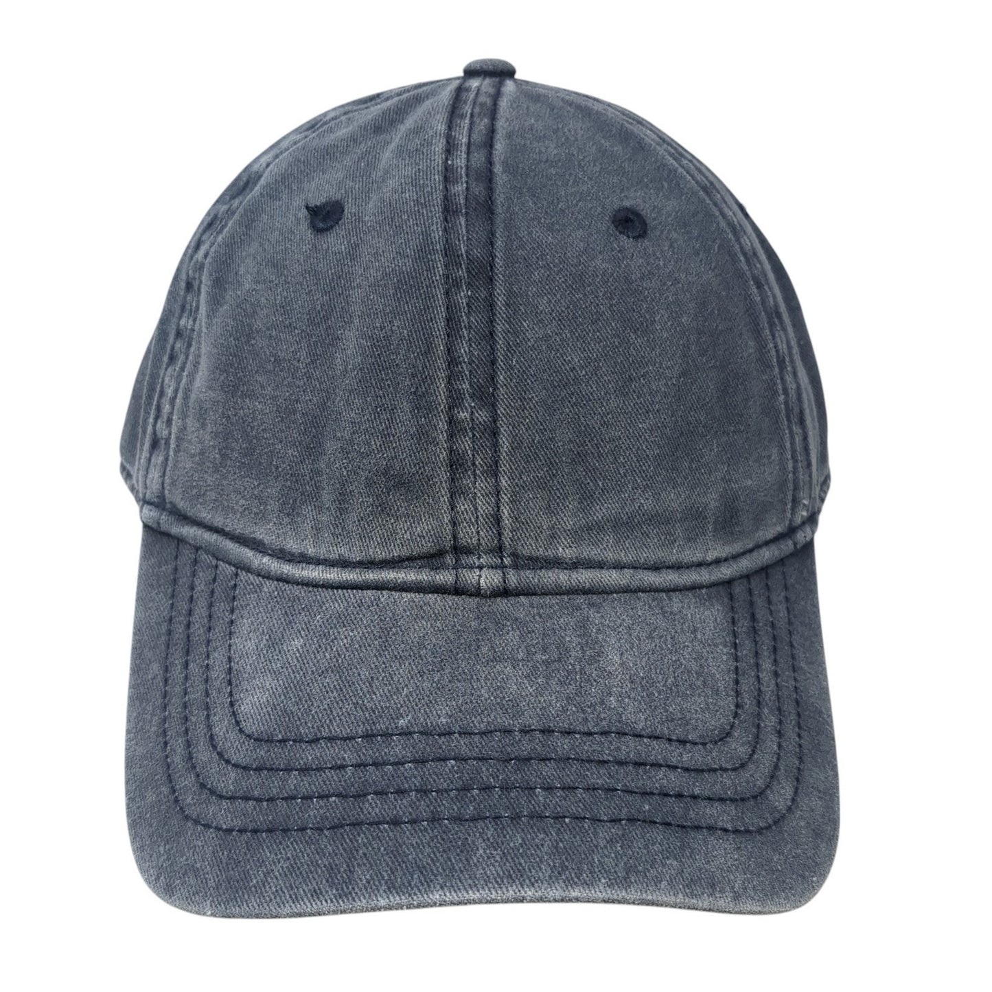 Zylioo Slideback Hat Blue One Size Adjustable Solid 6 Panel Blank