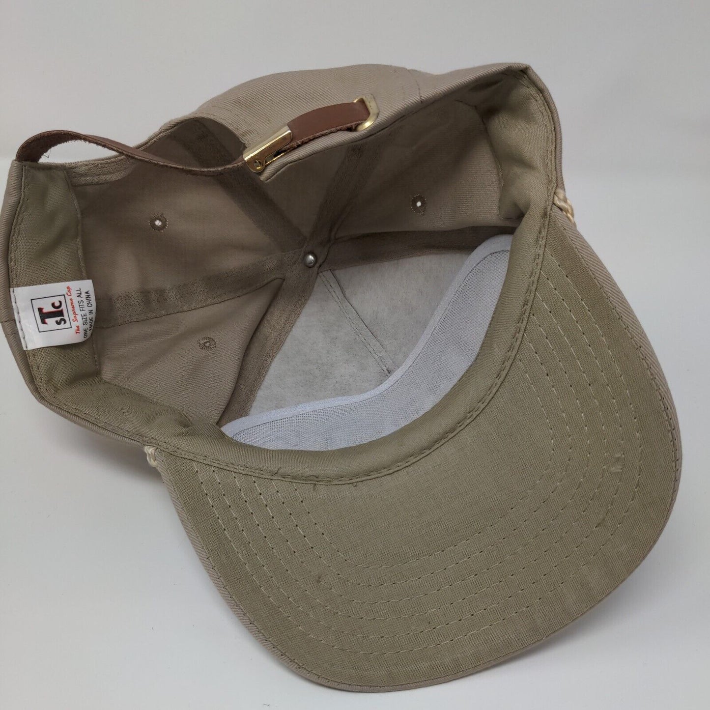 PSC Producers Supply Co-Op Slideback Rope Hat Tan OSFA Adjustable