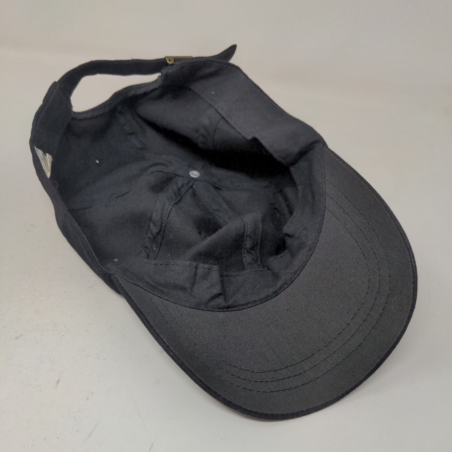 Unbranded Men's Slideback Hat Black One Size Blank 100% Cotton