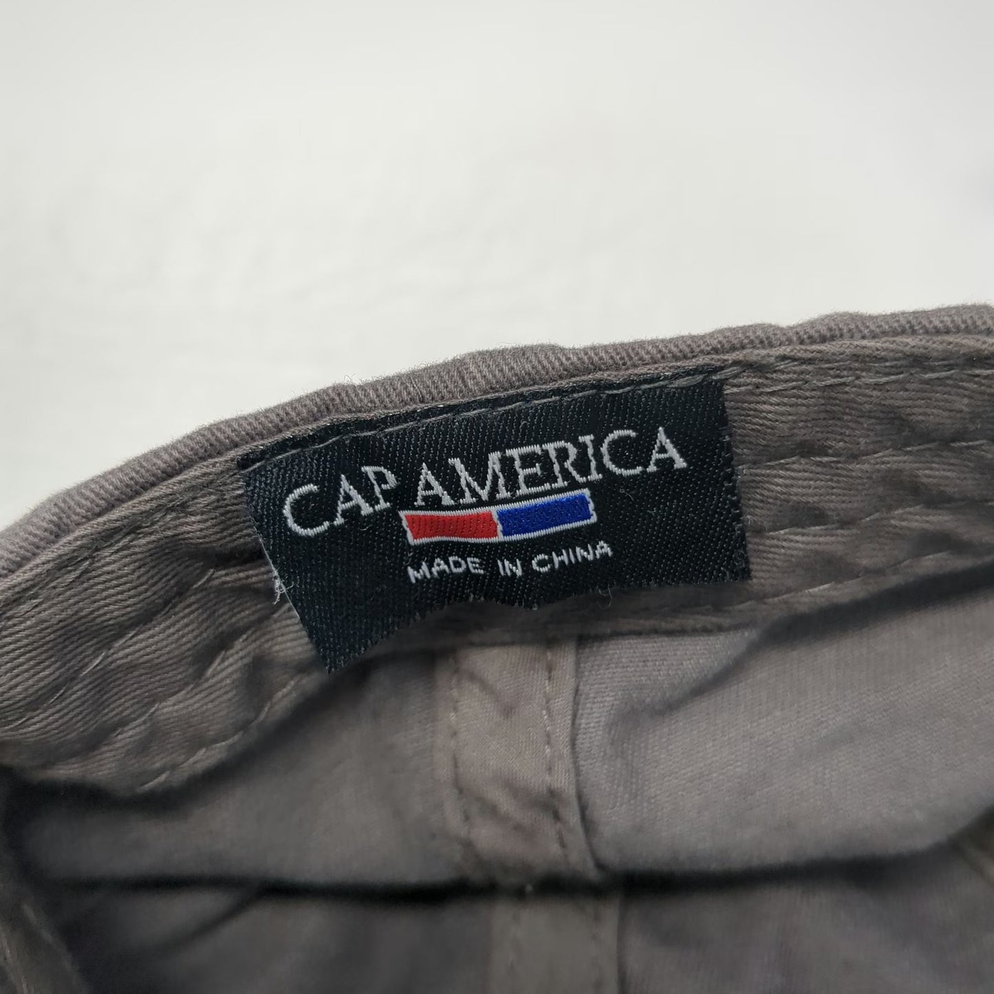 Cap America Baseball Cap Gray One Size RLA Insurance Slideback Adjustable hat