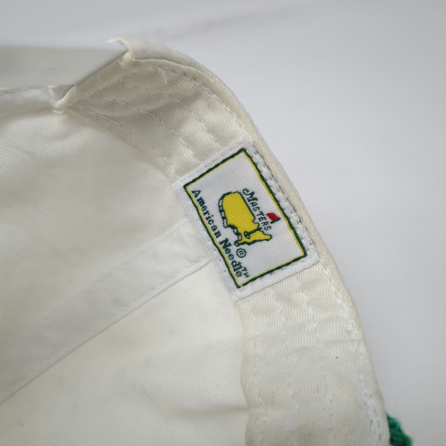 American Needle Masters Tournament 5 Panel Hat White One Size Rope Snapback Golf