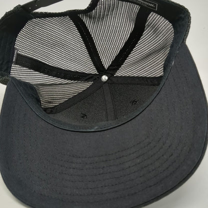 Richardson Trucker Hat Black One Size 112 Glitch Elk Patch Mesh Snapback
