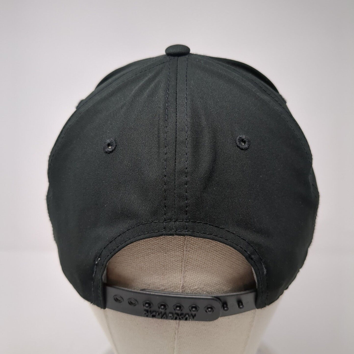 Chairman's Elite Club Snapback Hat Black One Size Adjustable Richardson