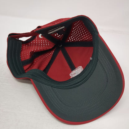 Nike Stanford Cardinal NCAA Red OSFM Cap Perforated Golf Swoosh Strapback Hat