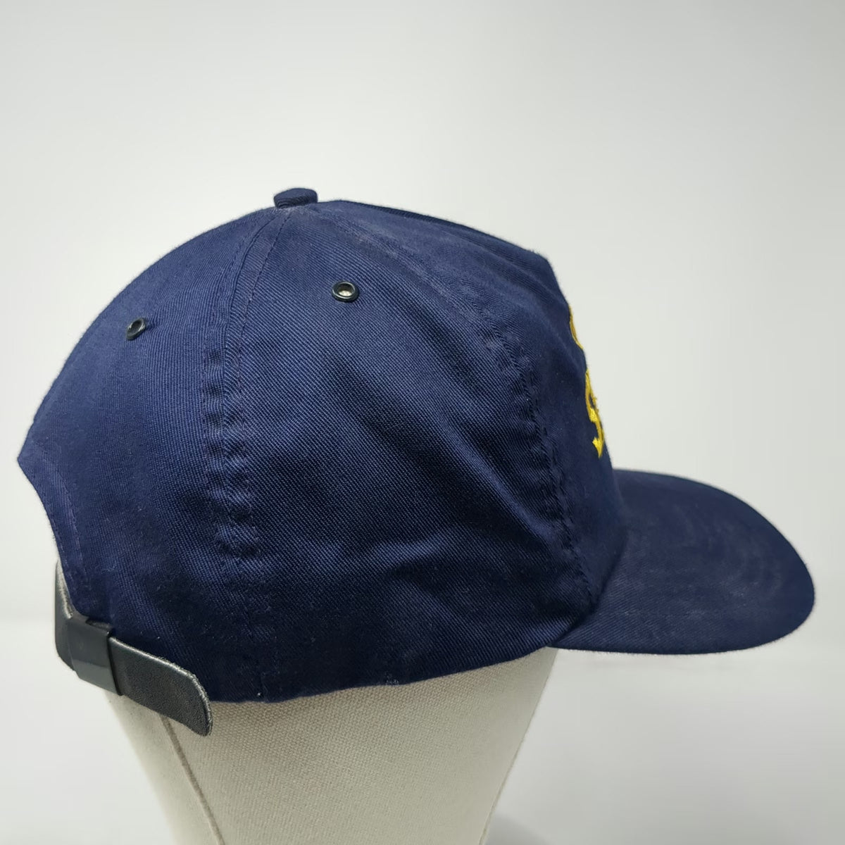 CBS Sports Trucker Blue One Size Embroidered Logo Strapback Hat Network Media