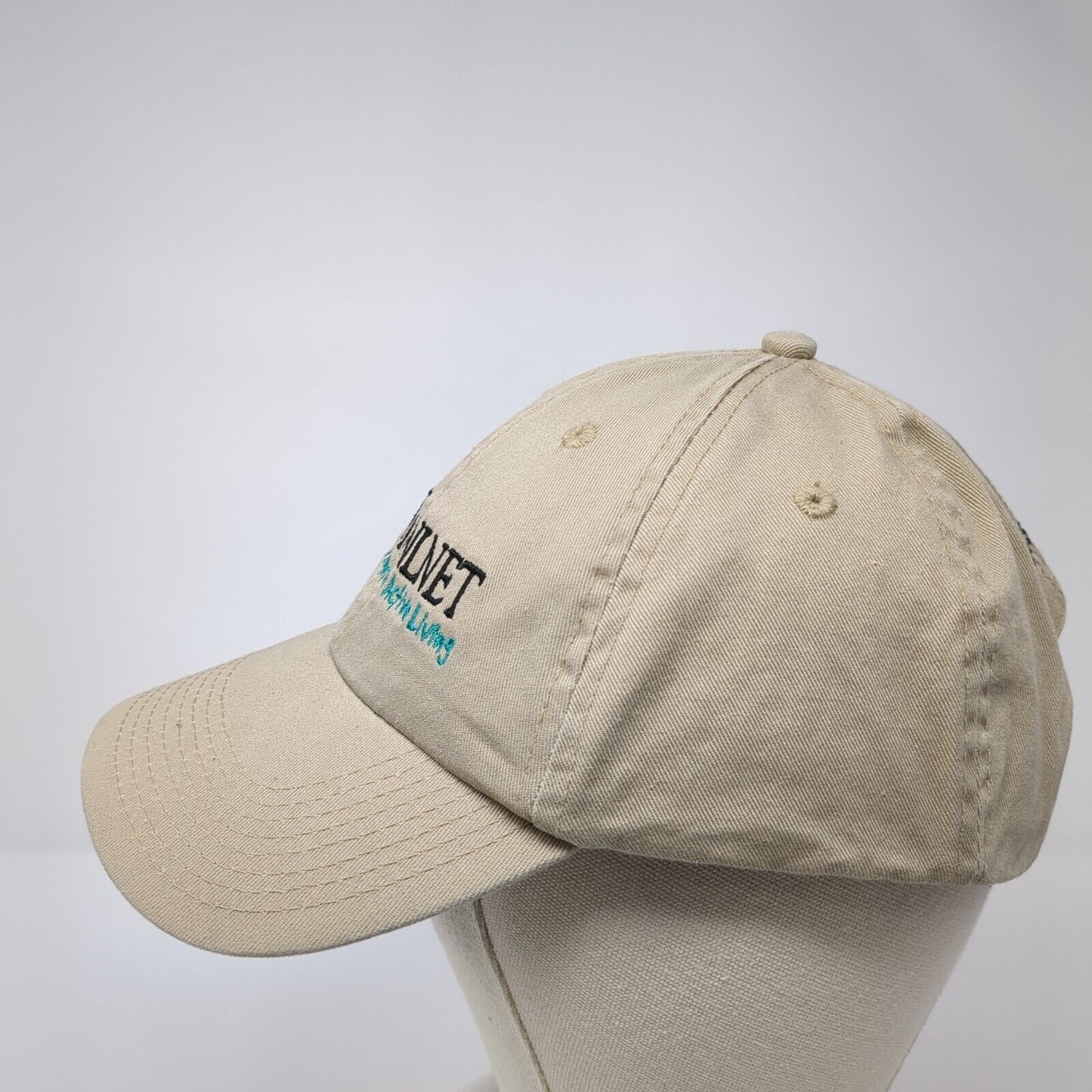 Trailnet Promoting Active Living Slideback Hat Tan One Size Adjustable