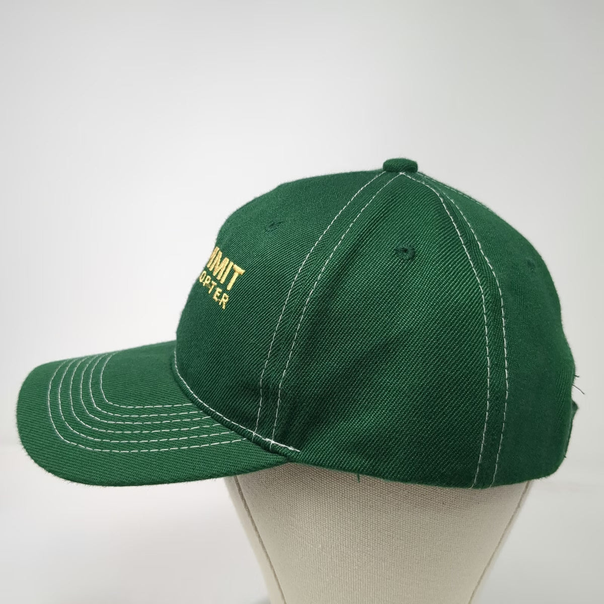 Cobra Baseball Cap Green OS Summit Helicopter Embroidery Contrast Stitch Hat