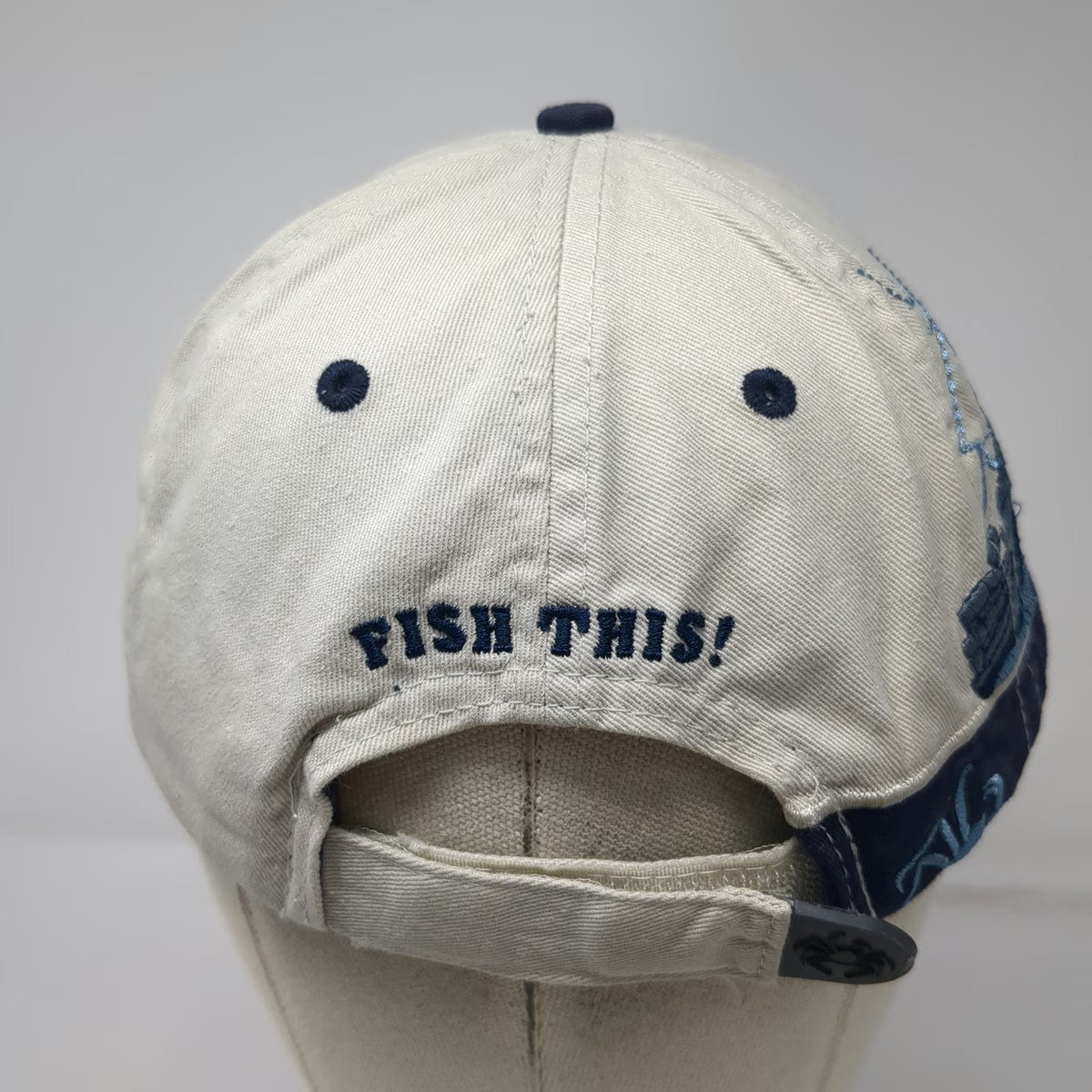 Deadliest Catch Baseball Cap Beige One Size Alaska Crab Ship Fish This Hat