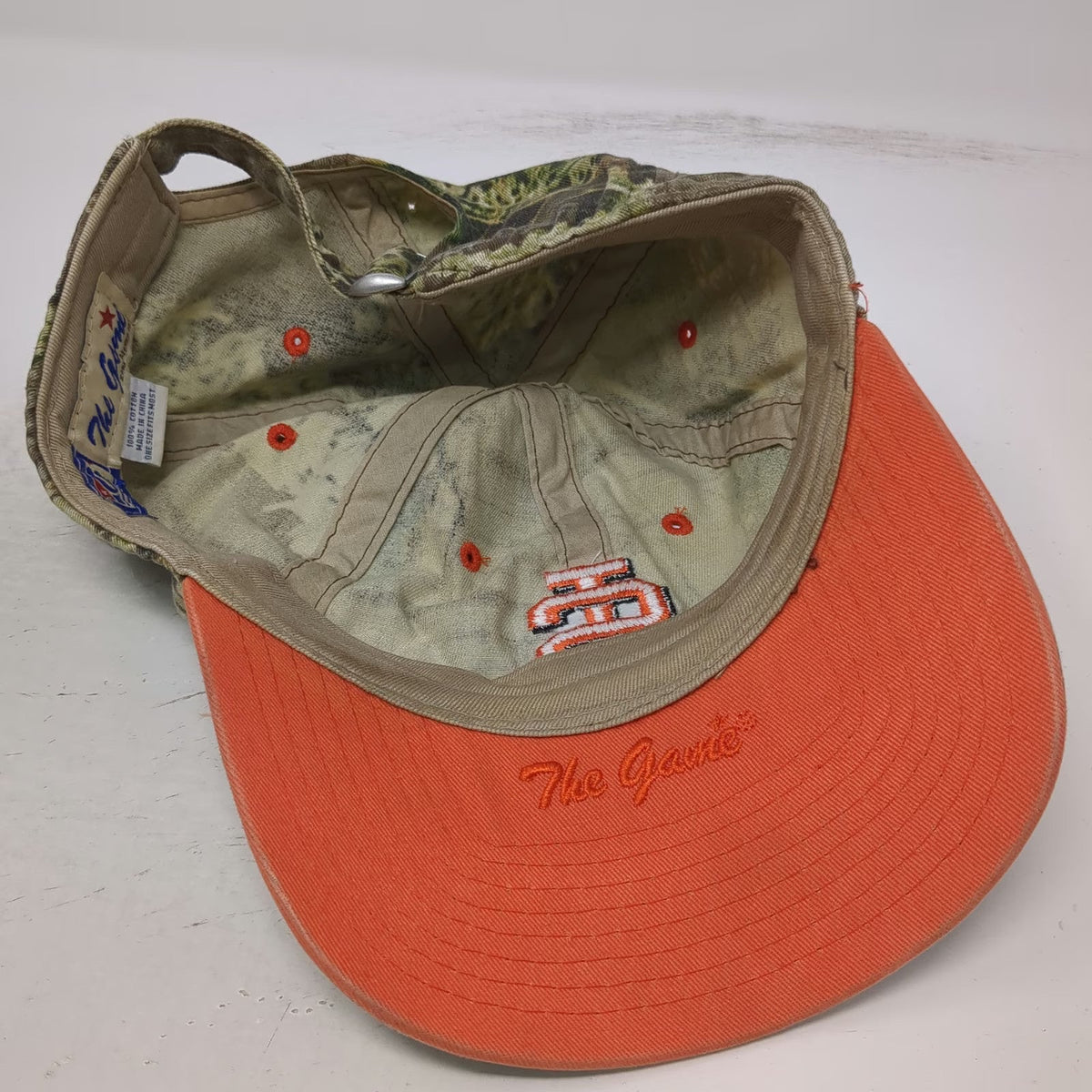 Idaho State Bengals NCAA The Game Cap Brown Camo One Size Slideback Hat Outdoor