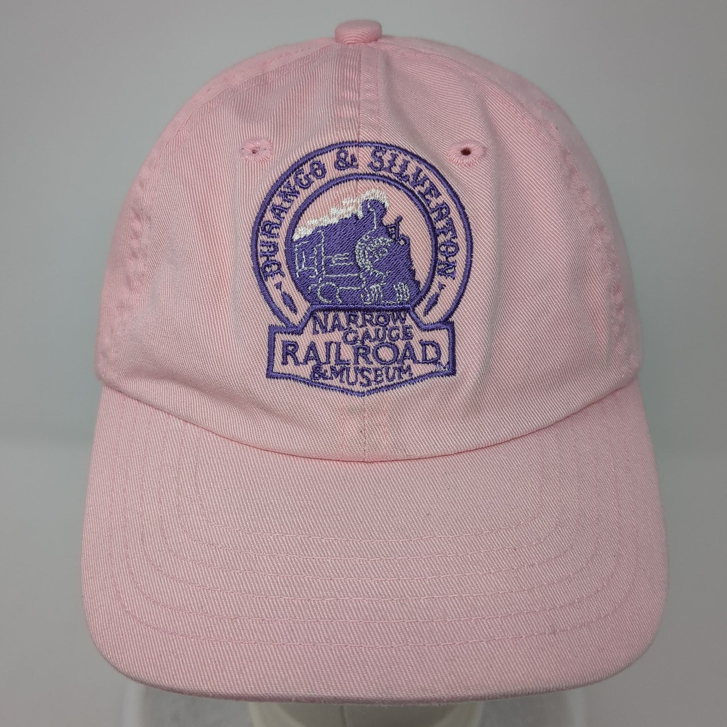 Durango and Silverton Narrow Gauge Railroad & Museum Baseball Cap Pink One Size