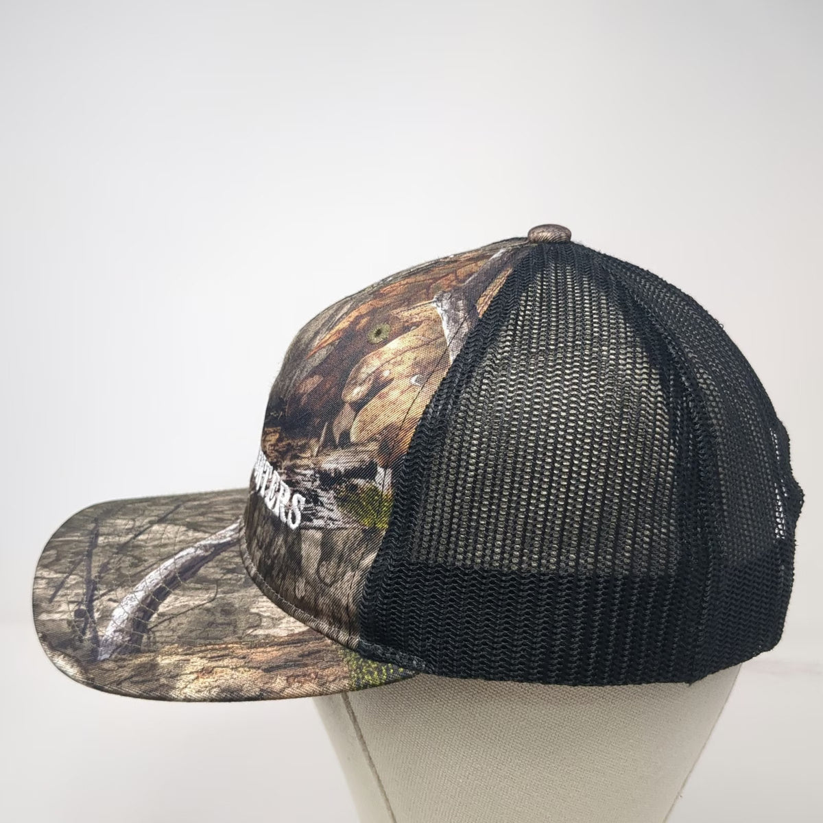 Richardson Trucker Hat Green Brown Camo One Size Mesh Magic Valley Bowhunters