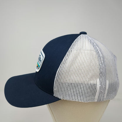 Brist Mfg. Trucker Hat Blue One Size Grand Teton Brewing Mountain Patch Mesh