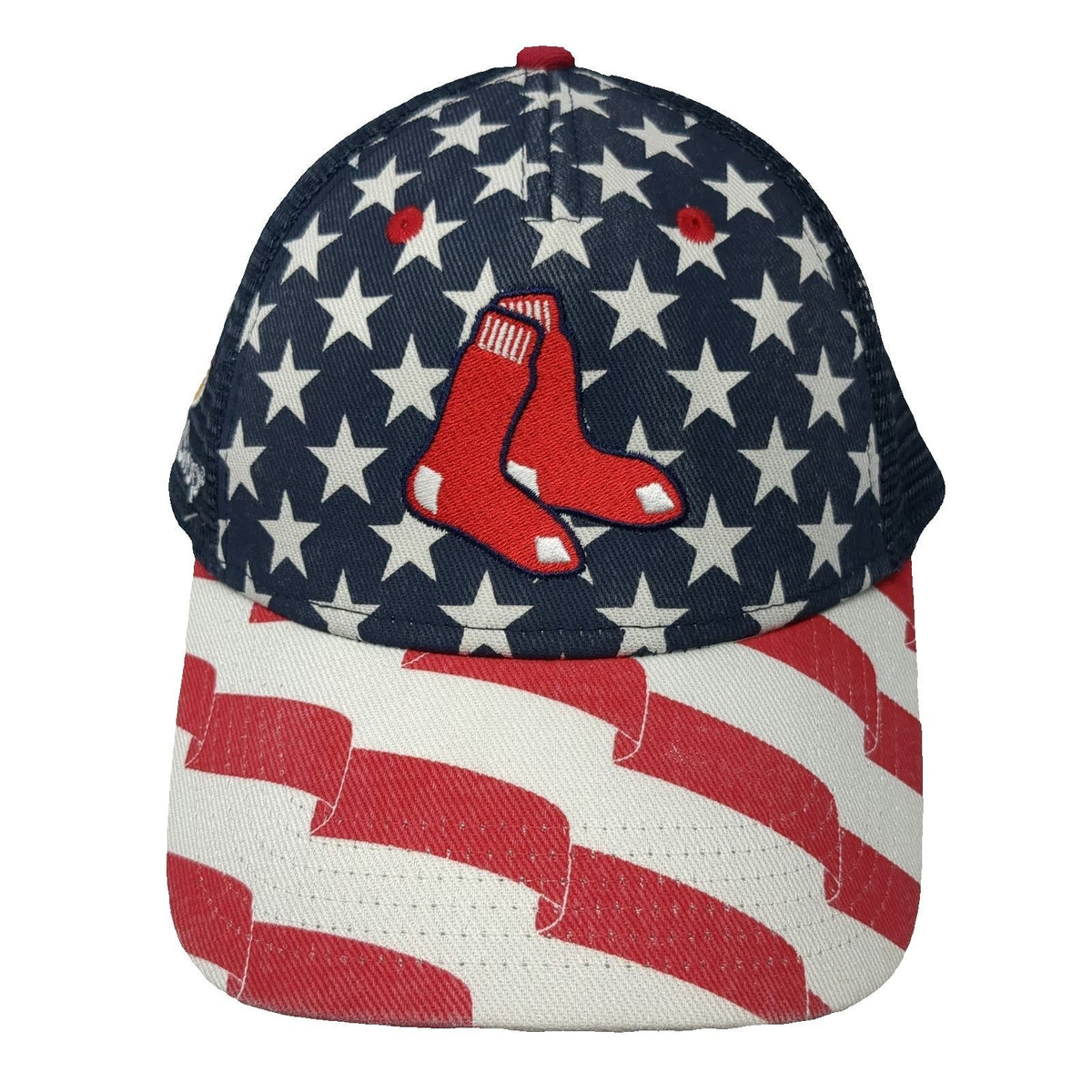 '47 Boston Red Sox MLB Trucker Hat Blue Red White One Size Stars Stripes Shop