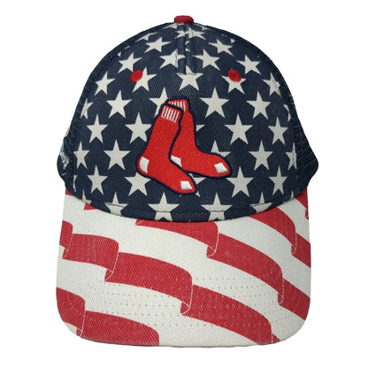 '47 Boston Red Sox MLB Trucker Hat Blue Red White One Size Stars Stripes Shop
