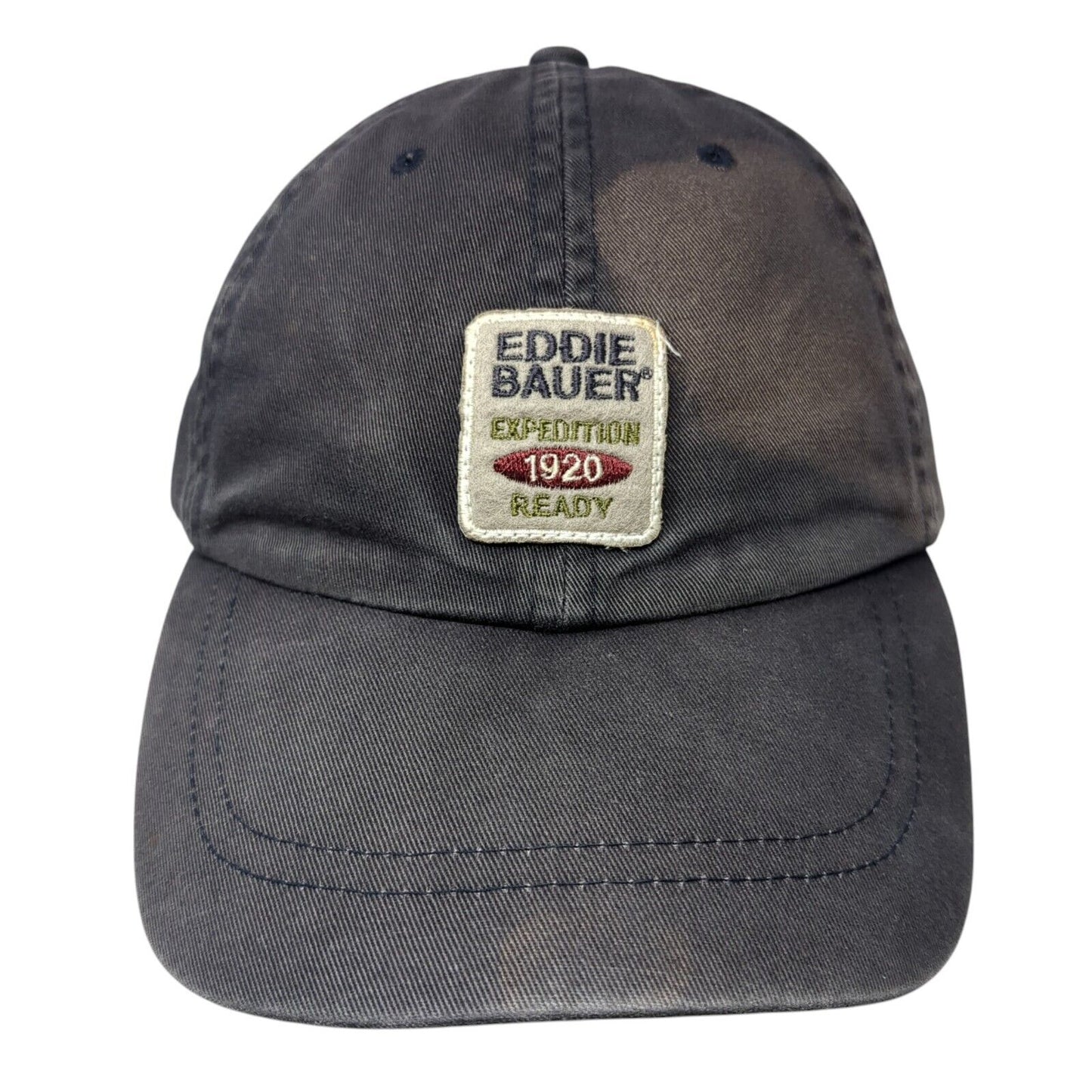 Eddie Bauer Expedition Ready 1920 Slideback Hat Blue OS Adjustable 6 Panel