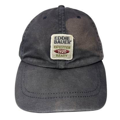 Eddie Bauer Expedition Ready 1920 Slideback Hat Blue OS Adjustable 6 Panel