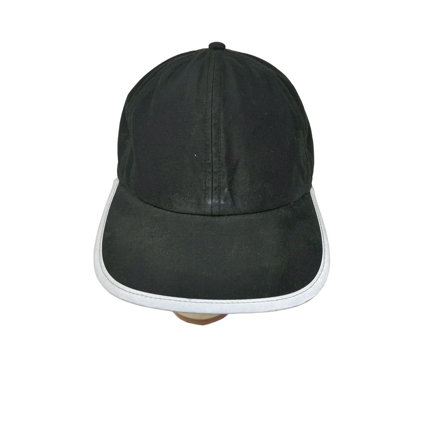 Tek Gear Strapback Hat Black Adjustable Blank Some Small Stains