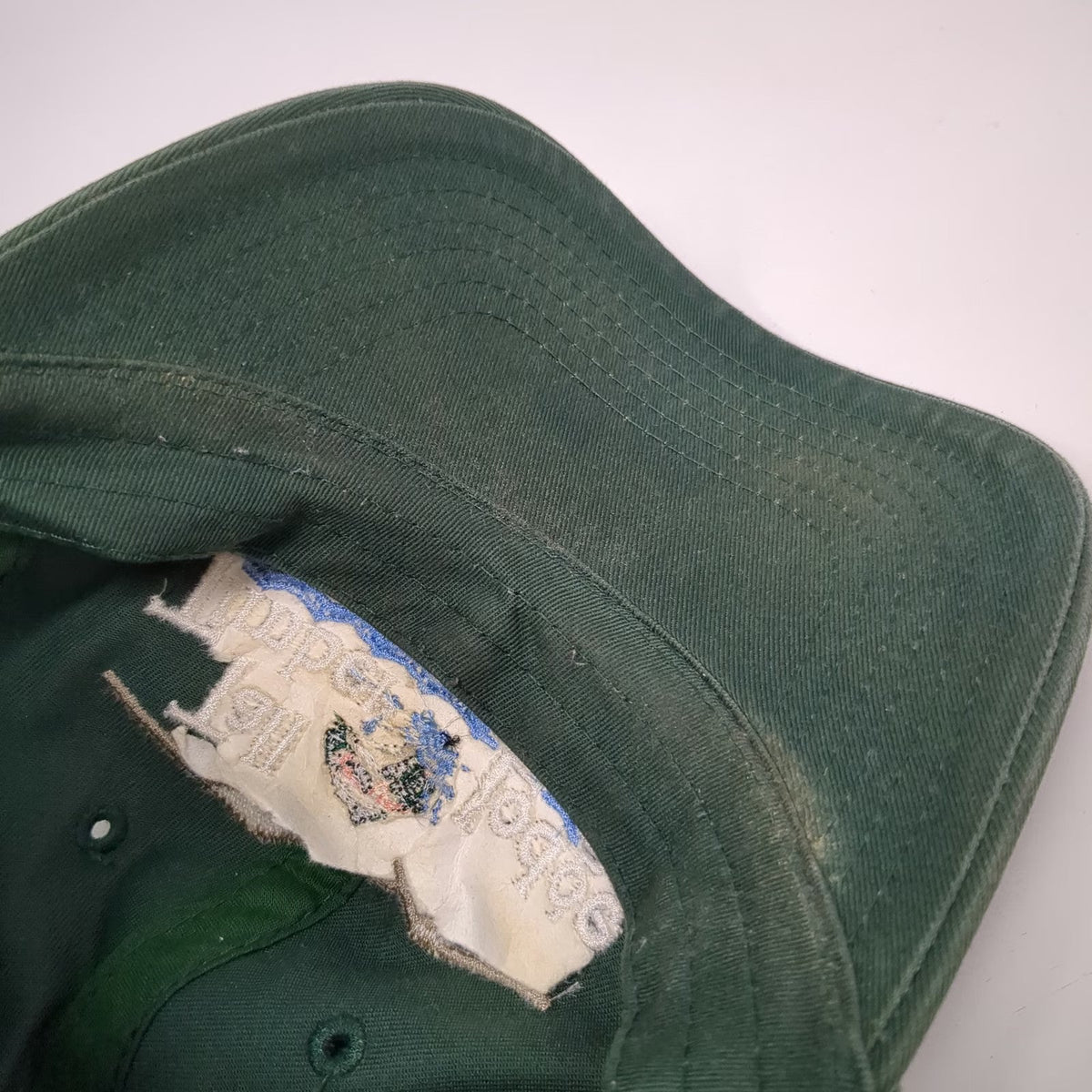 Imperial Baseball Cap Green OSFM Tall Timber Lodge Pittsburg NH Fishing Logo Hat