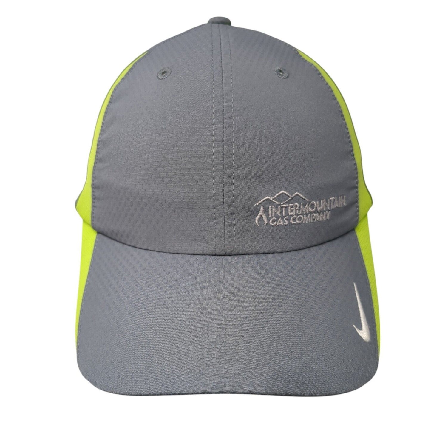 Intermountain Gas Company Strapback Golf Hat Gray OS Adjustable Embroidered Nike