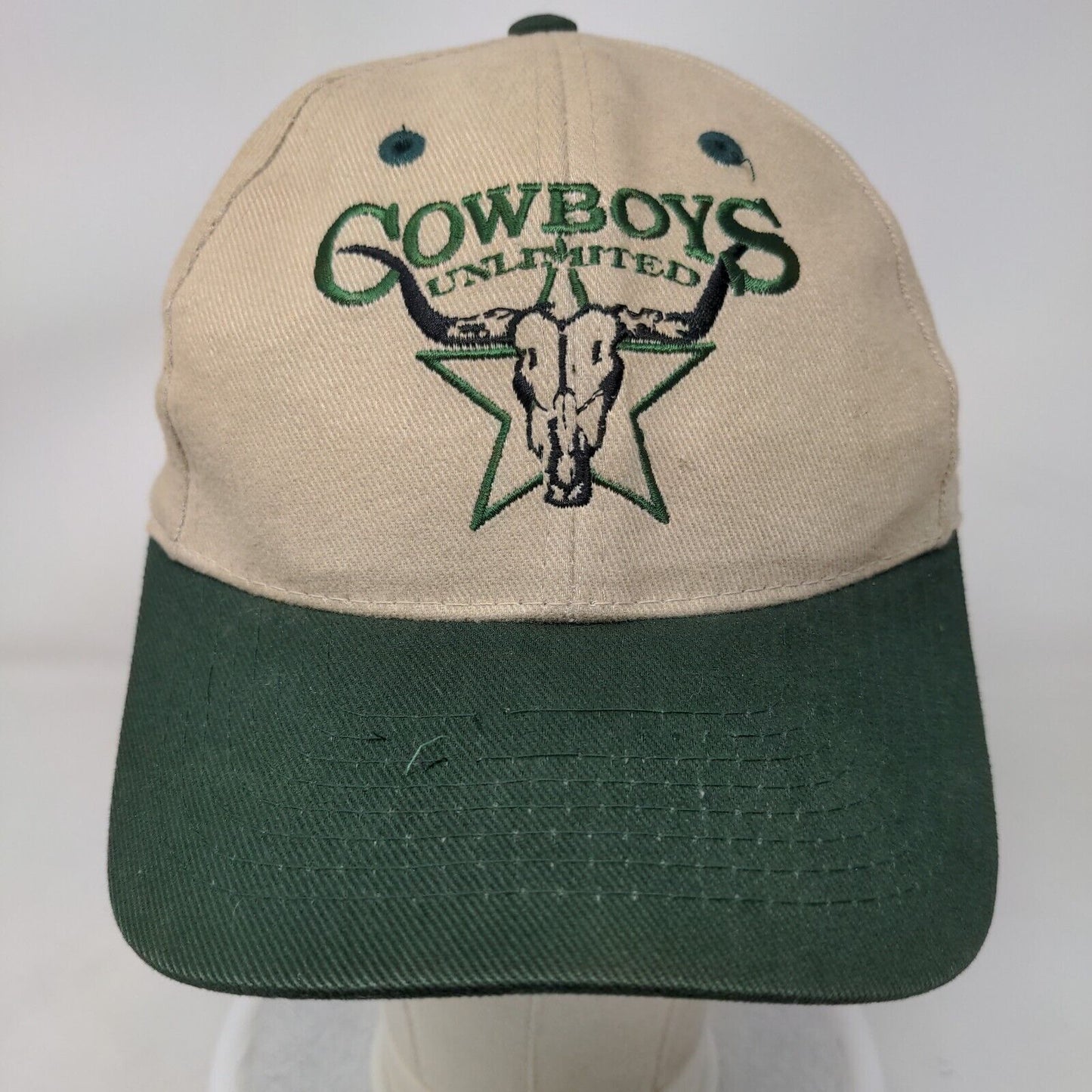 Cowboys Unlimited Fitted Hat Multicolor OSFA Embroidered 6 Panel Toppers