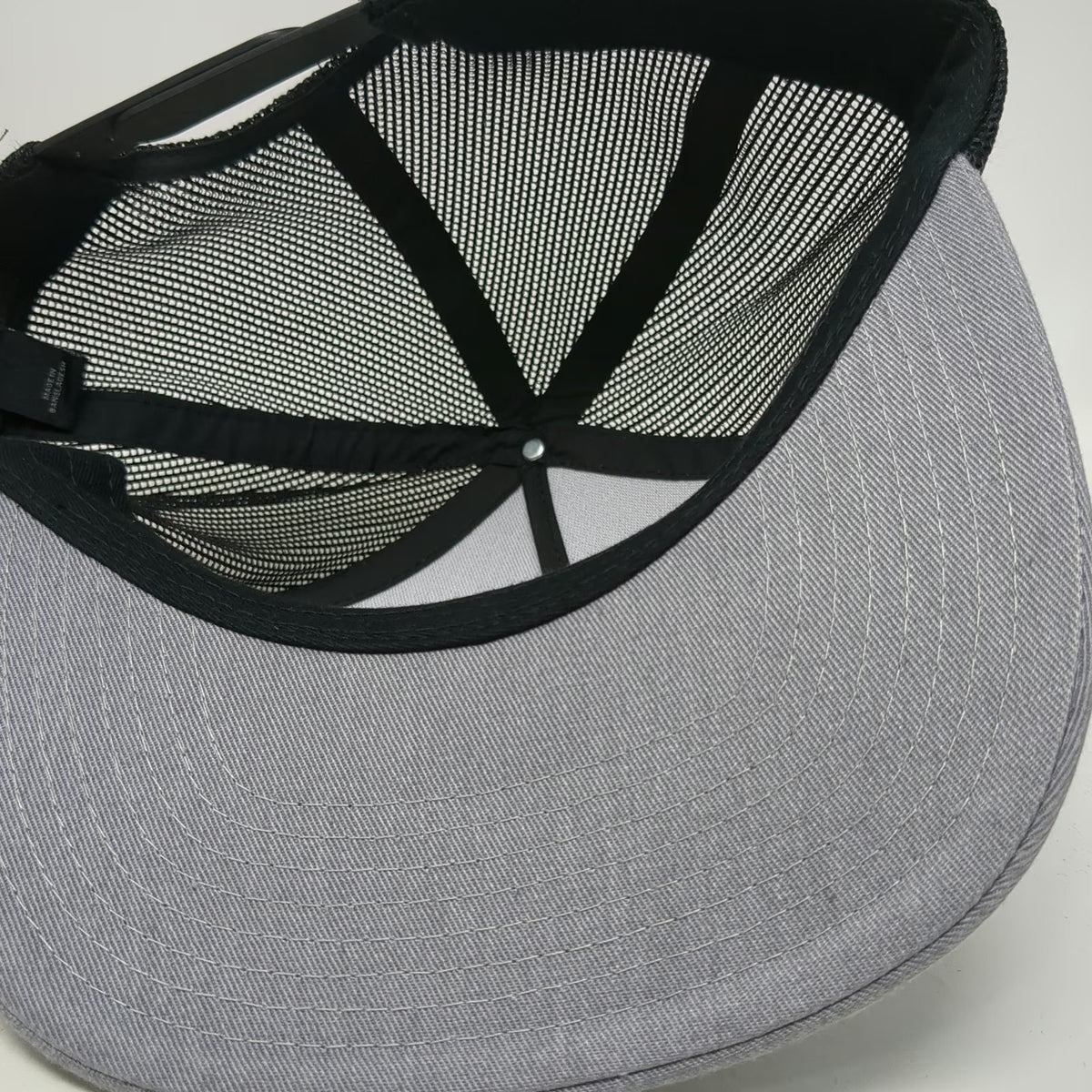 Port Authority Trucker Hat Gray Black One Size MGM Targets Shooting Mesh Back