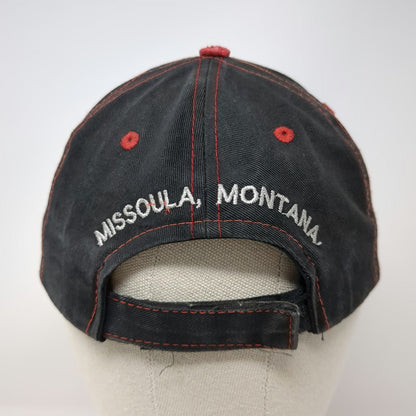 360 Apparel Peterbilt Montana Baseball Cap Black Red OSFM Hat Contrast Stitch