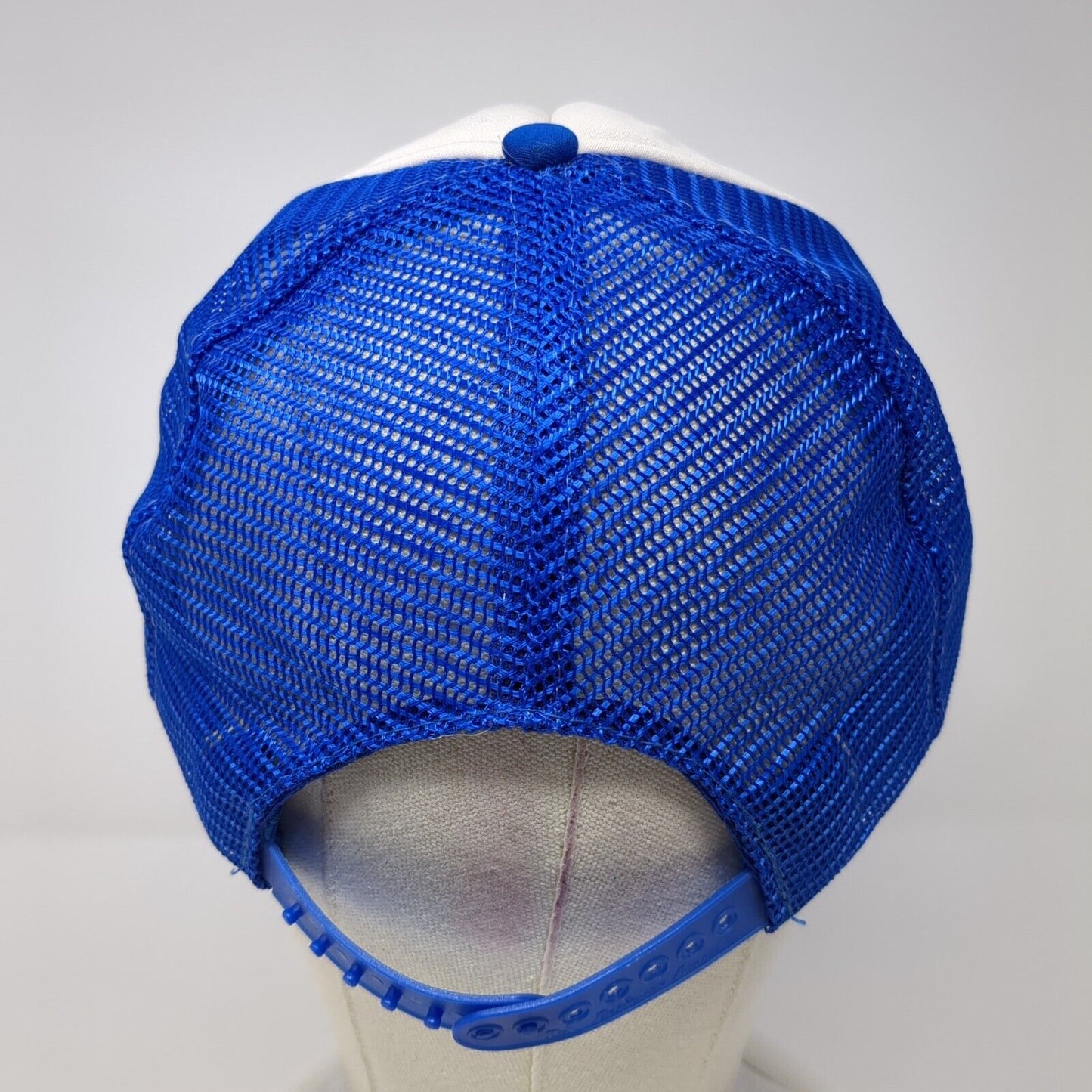 S2 Kutv Sports Snapback Trucker Hat Blue One Size Mesh Back Adjustable