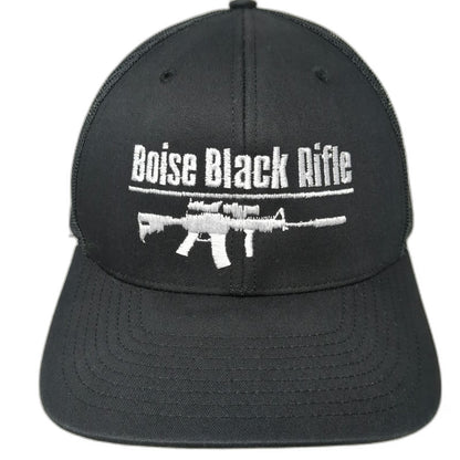 Richardson Trucker Hat One Size Boise Black Rifle AR-15 Gun Graphic Mesh Back