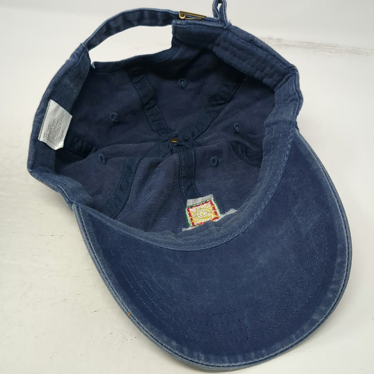 OTTO Baseball Cap Blue One Size Puerto Vallarta Mexico Sun Slideback Strap Hat