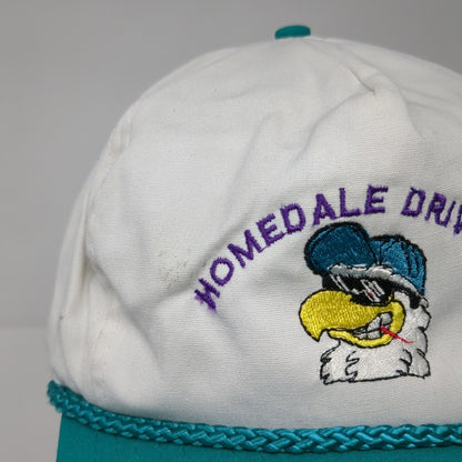 Homedale Drive-In Rope Trucker Snapback Hat Multicolor Embroidered Logo