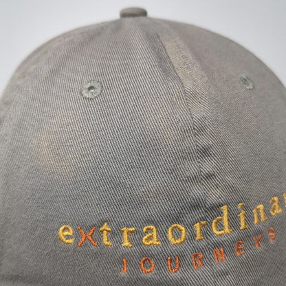 Imagen Brands Baseball Cap Gray One Size Slideback Extraordinary Journeys hat