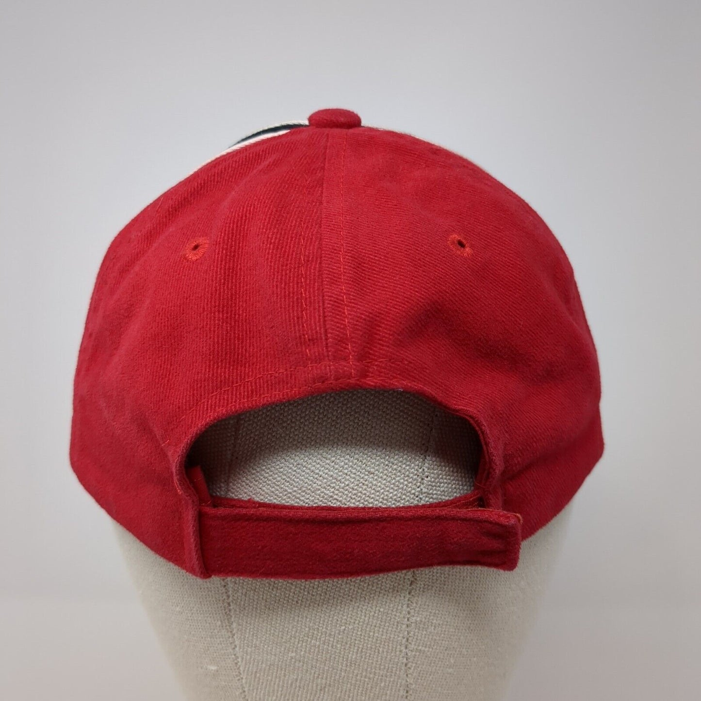 Pioneer Elite Strapback Hat Red One Size Adjustable Embroidered Sportsman