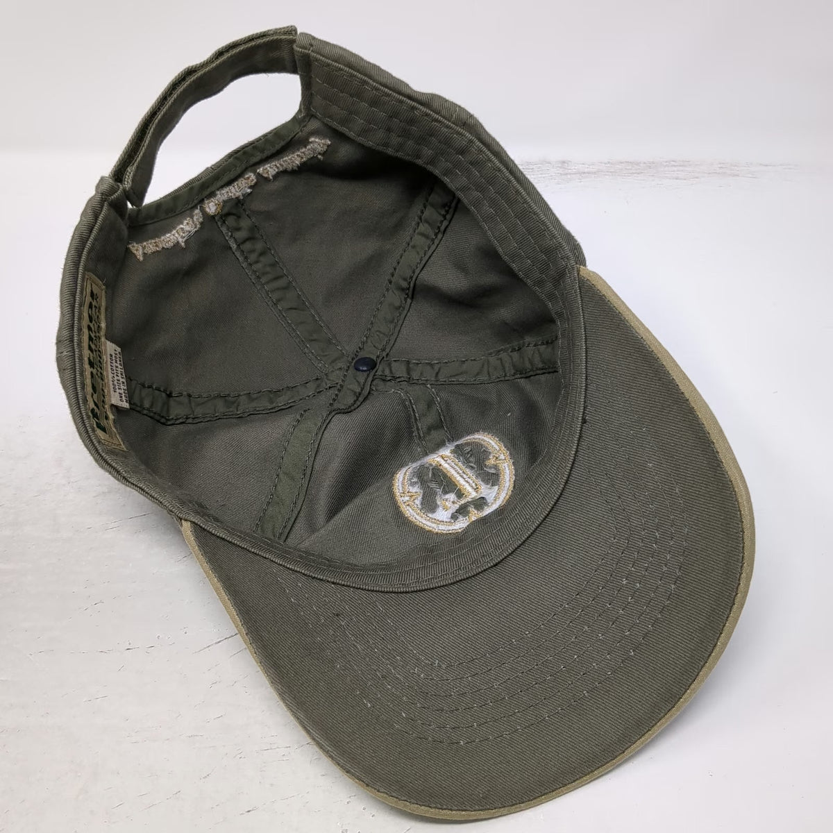 Bretmor Baseball Cap Green One Size Leupold Logo Optics Authority Strapback Hat