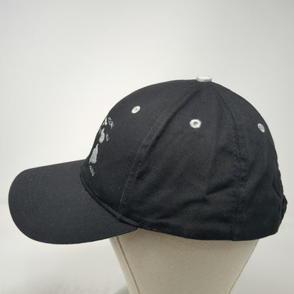 Surfware Baseball Cap Black One Size Hawaiian Islands Map Slideback Hat Cotton