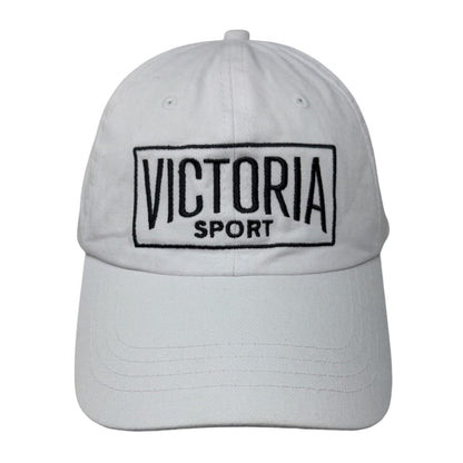 Victoria Sport Slideback Hat White One Size Embroidered Vent Holes