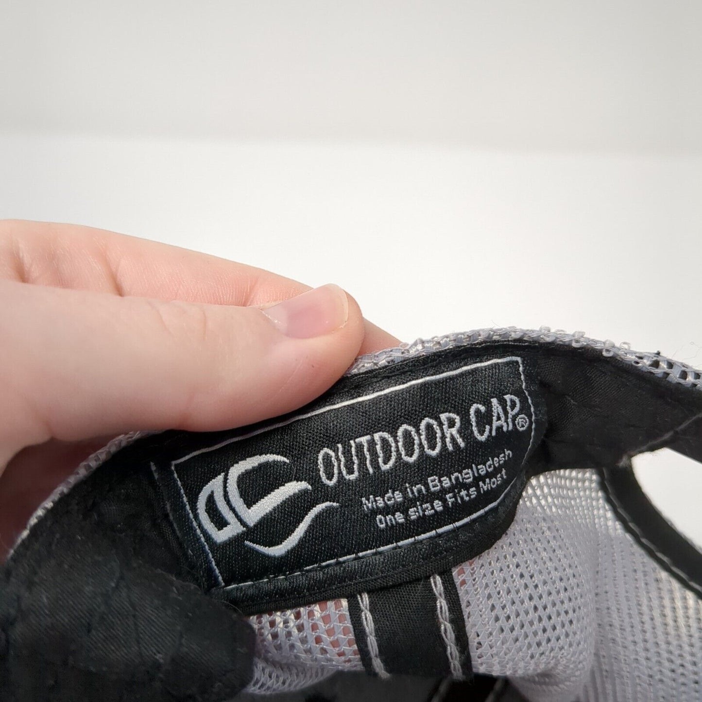 D&B Supply 1959 USA Flag Snapback Trucker Hat Black One Size Mesh Back