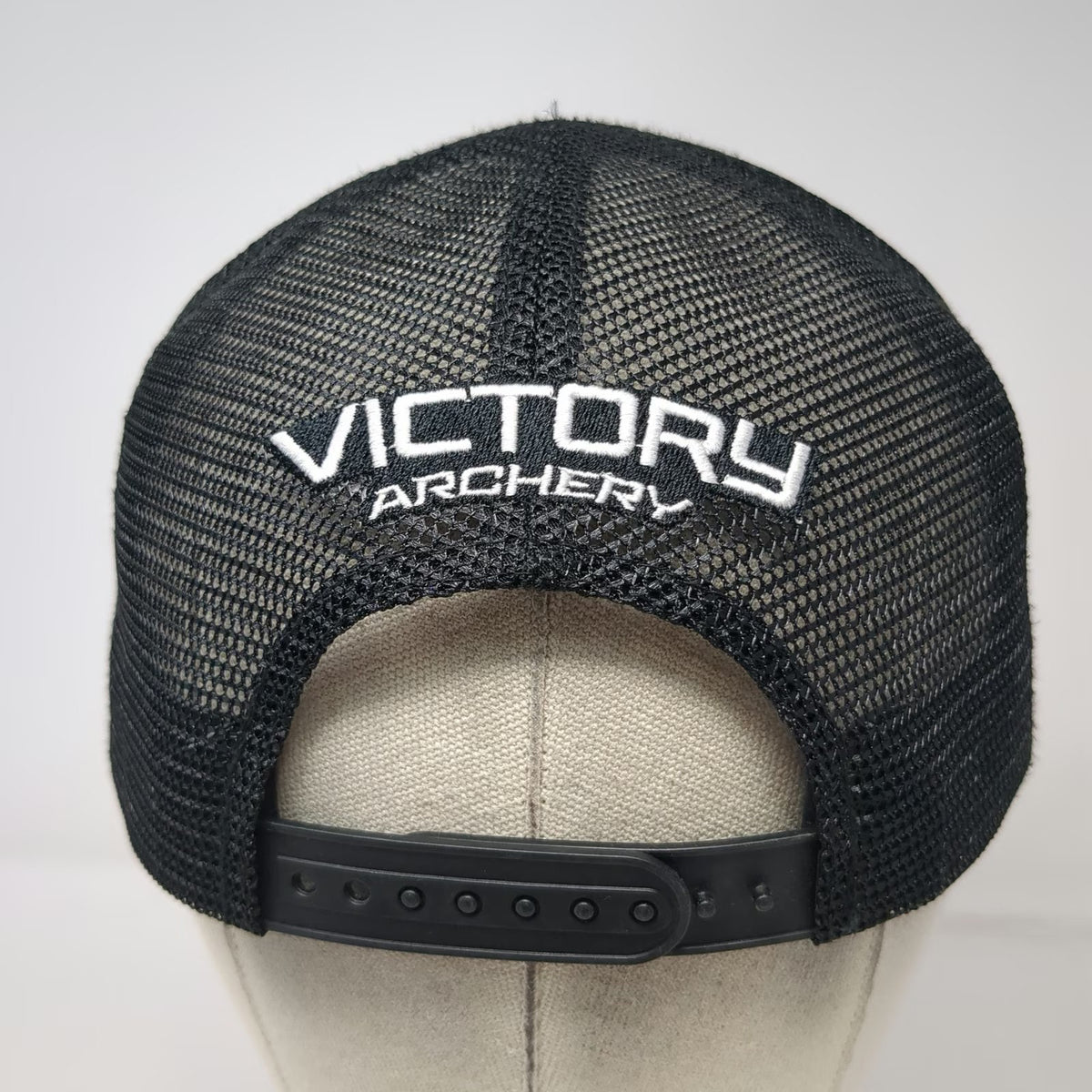 Victory Archery Trucker Hat Green Black Red White One Size Camo Snapback Mesh