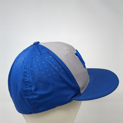 NB Fitted Hat Multi S-M Embroidered Colorblock Laser Cut Richardson