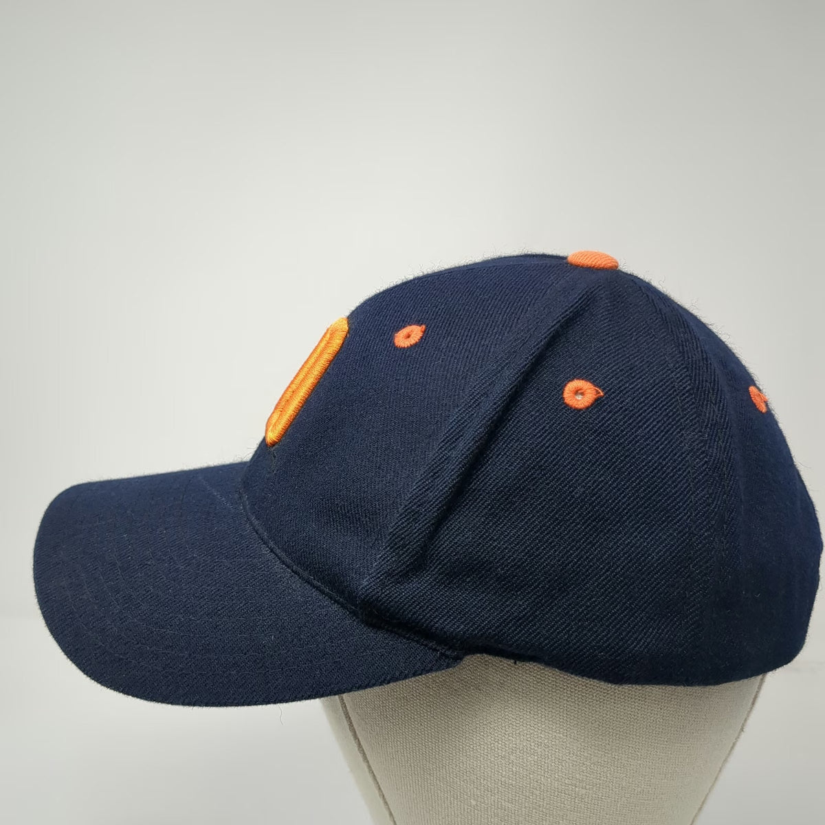 Syracuse Orange NCAA Puma Snapback Hat Blue One Size Wool Blend Structured OSFA
