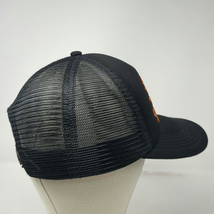 Theo Von Trucker Hat Black Orange One Size Gang Return Of The Rat Snapback Mesh