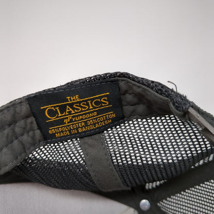 Idaho Snapback Trucker Hat Gray One Size Adjustable Mesh Back Classics Yupoong