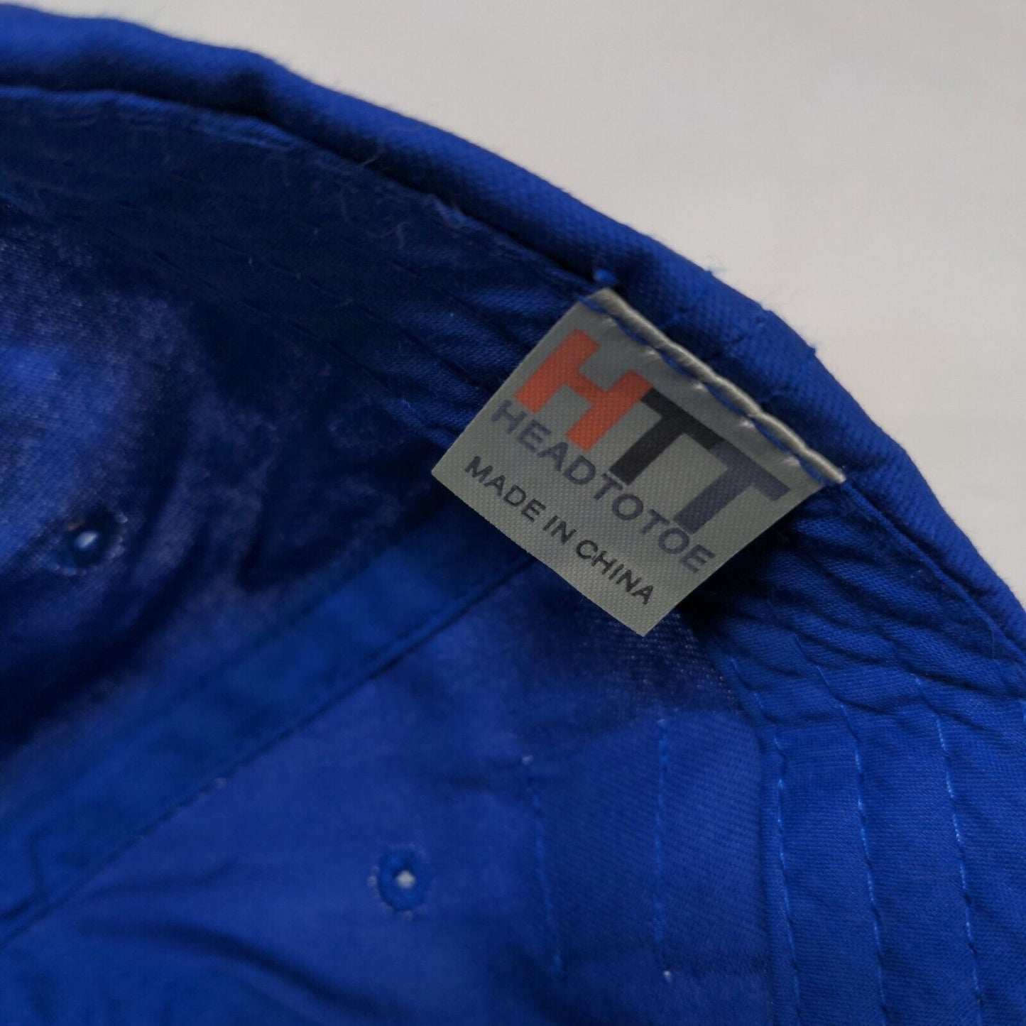 James Hardie Lowe's Strapback Hat Blue One Size Adjustable Embroidered Cotton