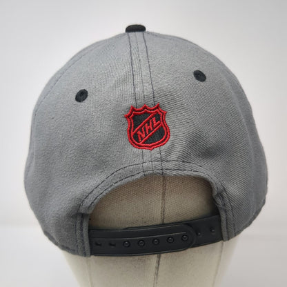 New Jersey Devils NHL New Era Snapback Hat Gray Black Red One Size Flat Brim