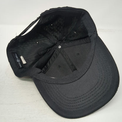 Taco Bell Hat Snapback Black One Size Mesh Back Logo Curved Brim Polyester