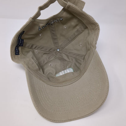 ON Pocatello Slideback Hat Tan One Size Adjustable Embroidered Port & Company