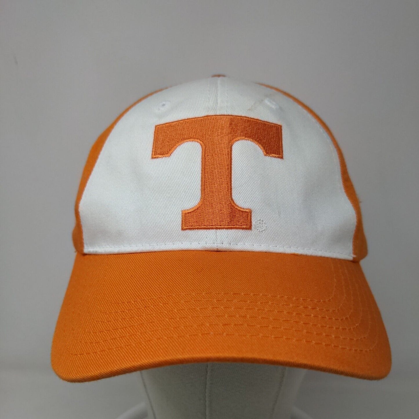 Tennessee Volunteers Men's Strapback Hat Orange White OSFA Embroidered Logo