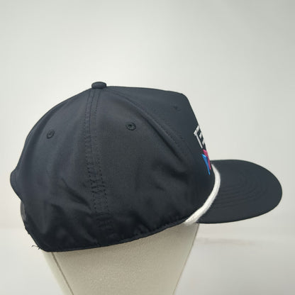 Outdoor Cap 5 Panel Black One Size Teens 2 Trades Rope Snapback Performance Hat